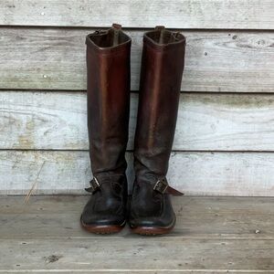 Vintage Abercrombie & Fitch Gokey Men's Leather Hunting Boots